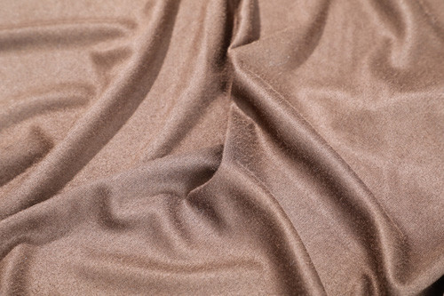 Καφετί ύφασμα Nubuck δέρματος 150cm Faux, στερεό σουέτ Microfiber Faux