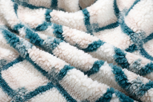 Ύφασμα 500m, Jacquard ύφασμα Faux Sherpa σχεδίων Sherpa πολυεστέρα