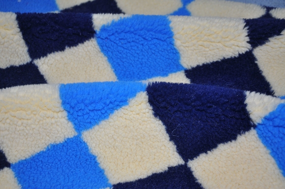 Jacquard 100% ύφασμα Faux Sherpa πολυεστέρα 150cm διευθετήσιμο 535gsm
