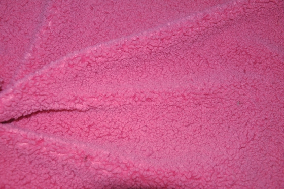 Jacquard γουνών πολυεστέρα 150cm Faux Sherpa ανακυκλωμένο ύφασμα σχέδιο 500gsm