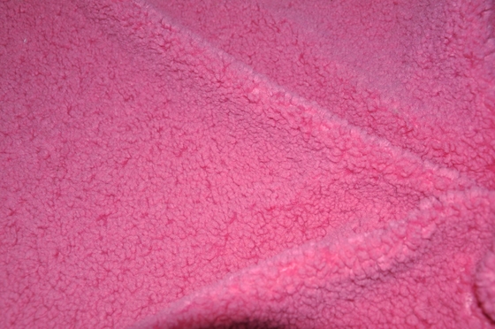 Jacquard γουνών πολυεστέρα 150cm Faux Sherpa ανακυκλωμένο ύφασμα σχέδιο 500gsm