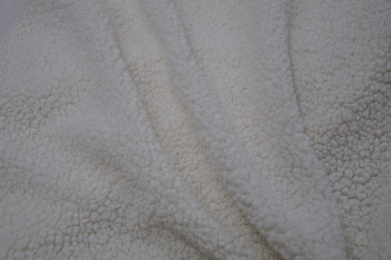100% πολυεστέρας 150cm CW ή διευθετήσιμο ύφασμα 310gsm Faux Sherpa