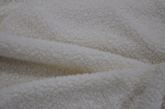 100% πολυεστέρας 150cm CW ή διευθετήσιμο ύφασμα 310gsm Faux Sherpa