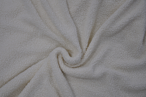 100% πολυεστέρας 150cm CW ή διευθετήσιμο ύφασμα 310gsm Faux Sherpa