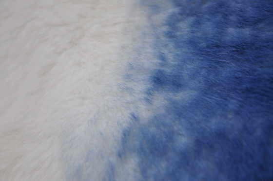 Jacquard 150cm η μπλε-άσπρη κλίση εμπλουτίζει το ύφος σας διακοσμήσεων και σπιτιών