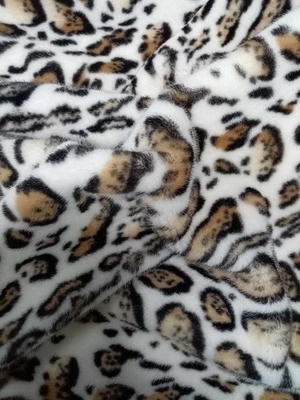 680GSM Leopard Print Polyester Fabric για μοναδική μόδα 100% Polyester Fabric